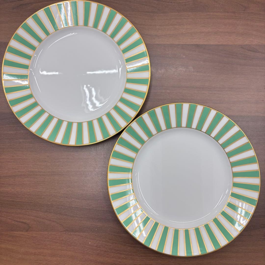 リチャードジノリ アマデウス グリーン プレート 26cm