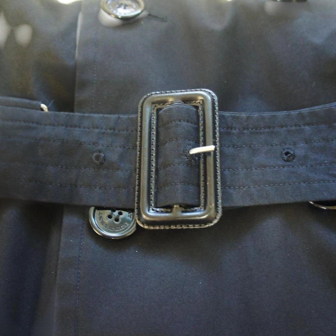 1-503.バーバリーロンドン トレンチコートブラック ライナー メンズ XXL