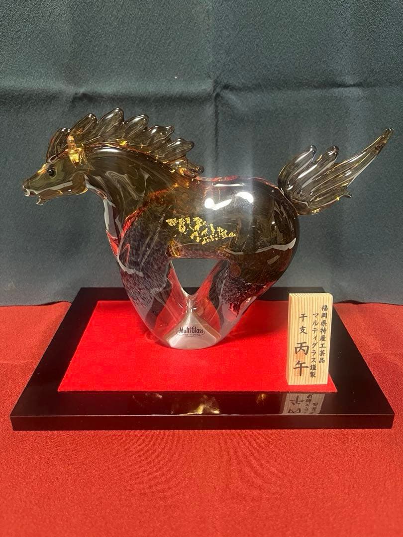 マルティグラス 干支置き物 『有限会社マルティグラス』製