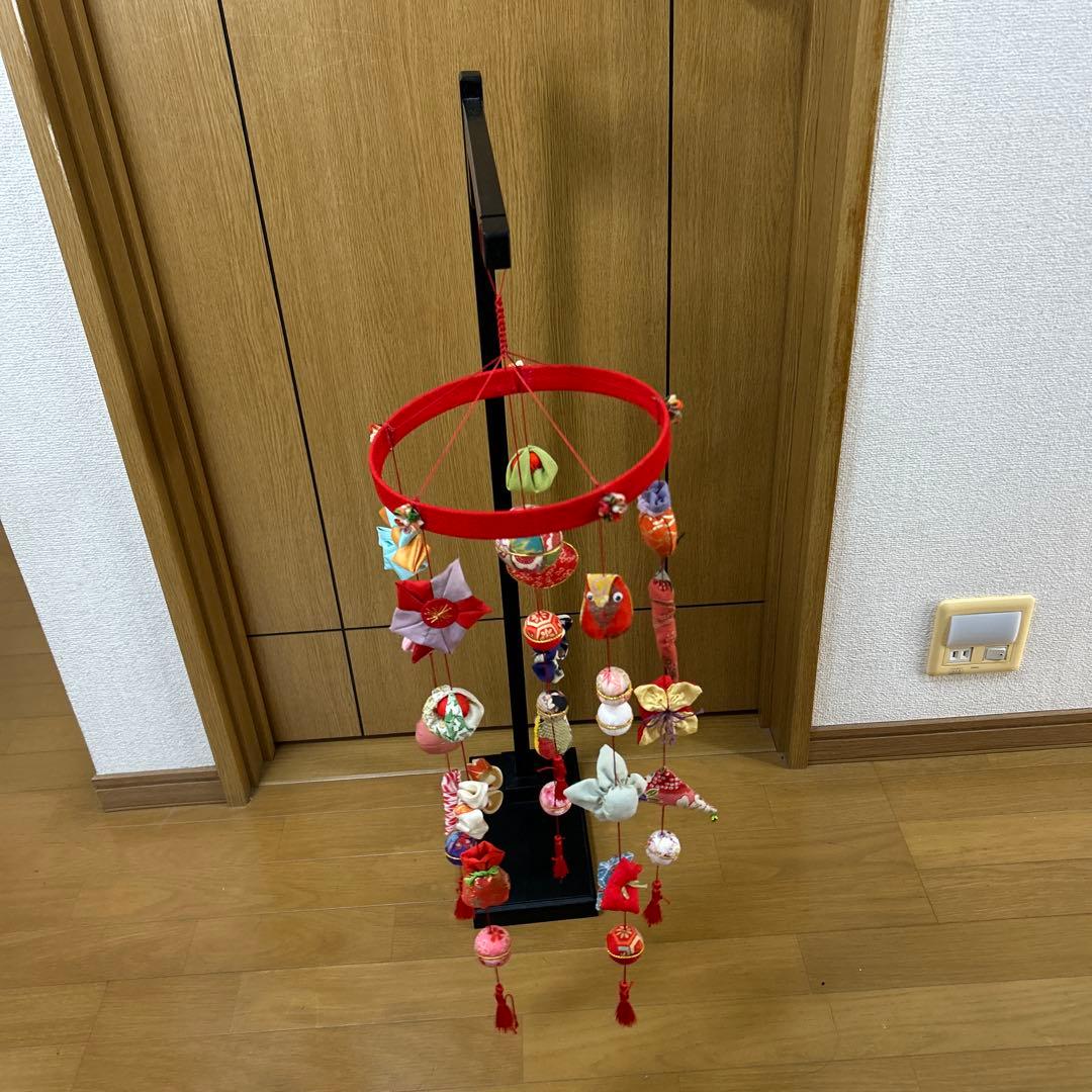 吊るし雛、スタンド付き、バンドメイド