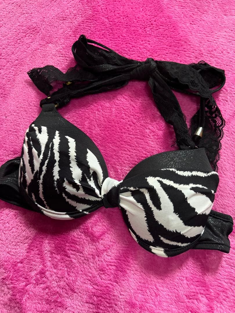 ゼブラ柄ブラトップ 見せブラ