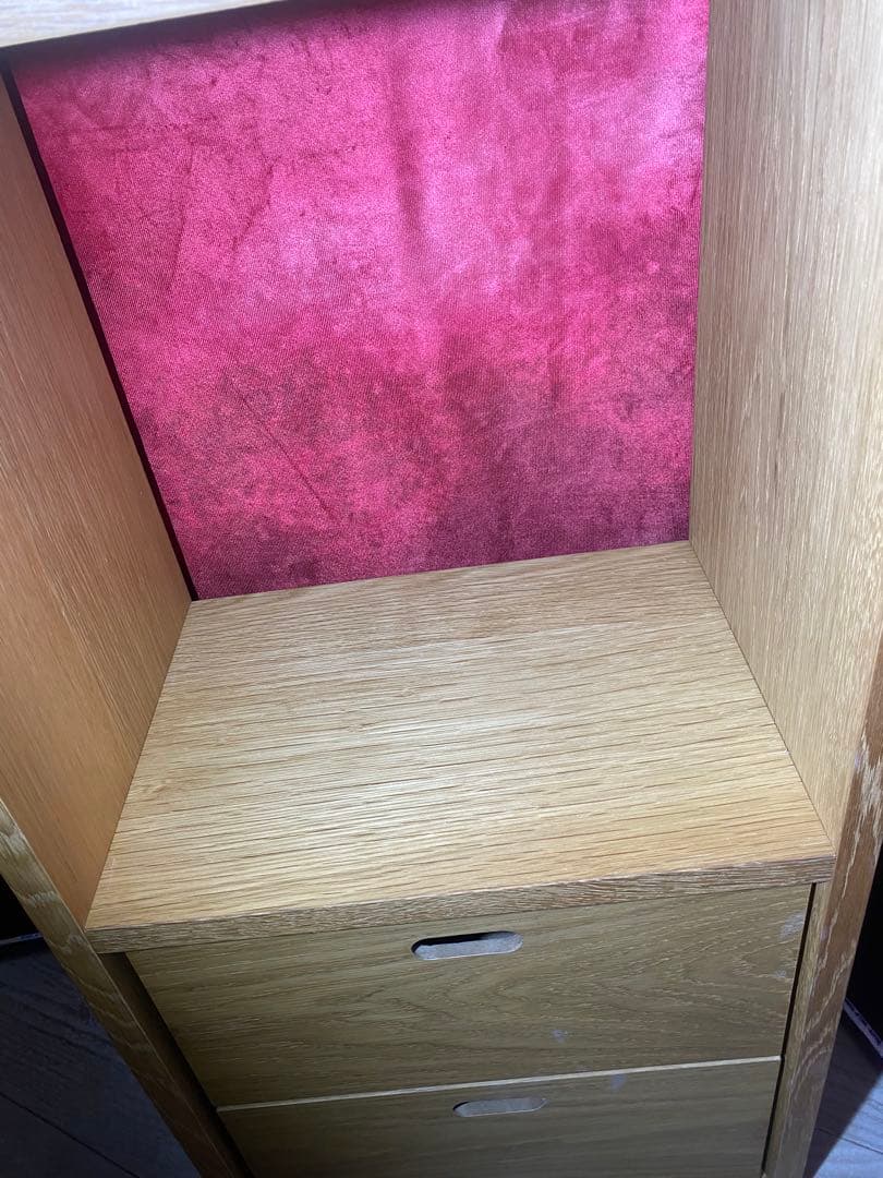 ✨大人気✨無印良品　スタッキングシェルフ　オーク　+ チェスト2個セット