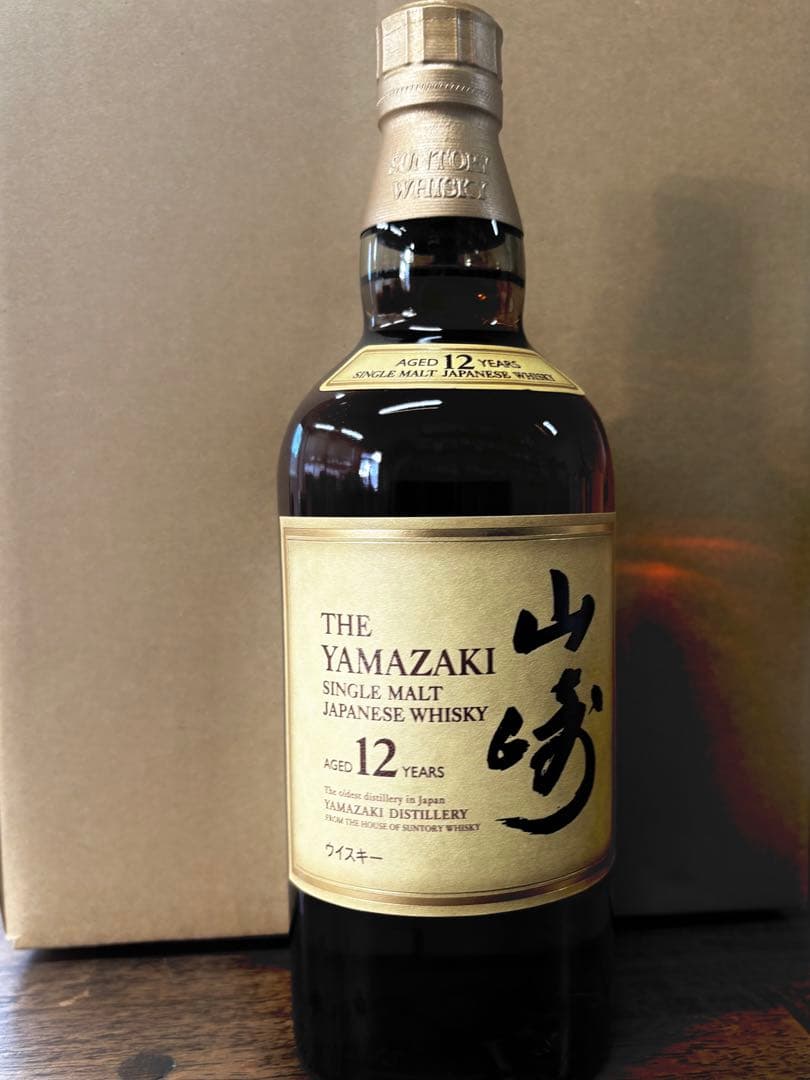 ニシ山崎12年 シングルモルトウイスキー 700ml 箱入り