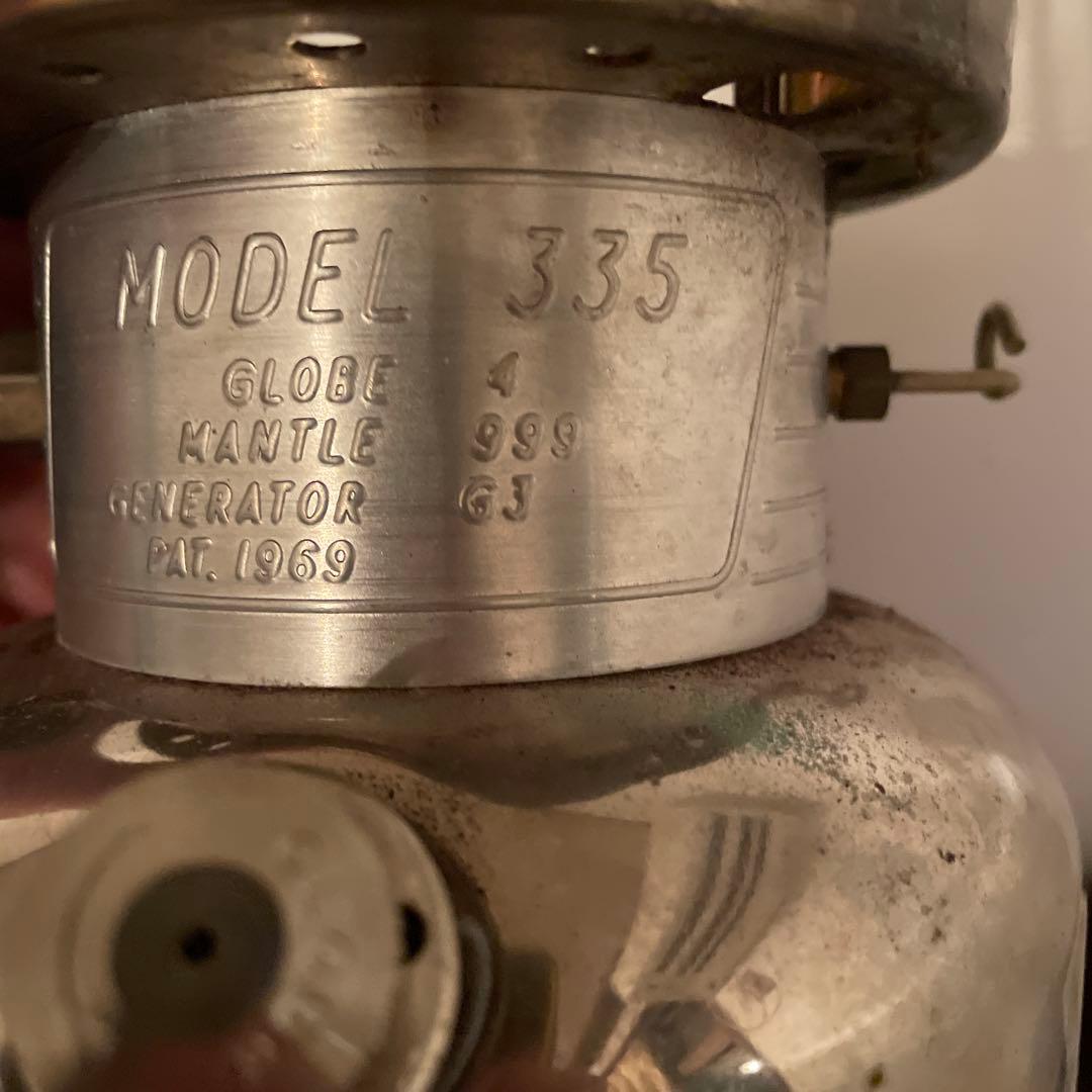 1976年1月製　希少　コールマン　メッキランタ　モデル335