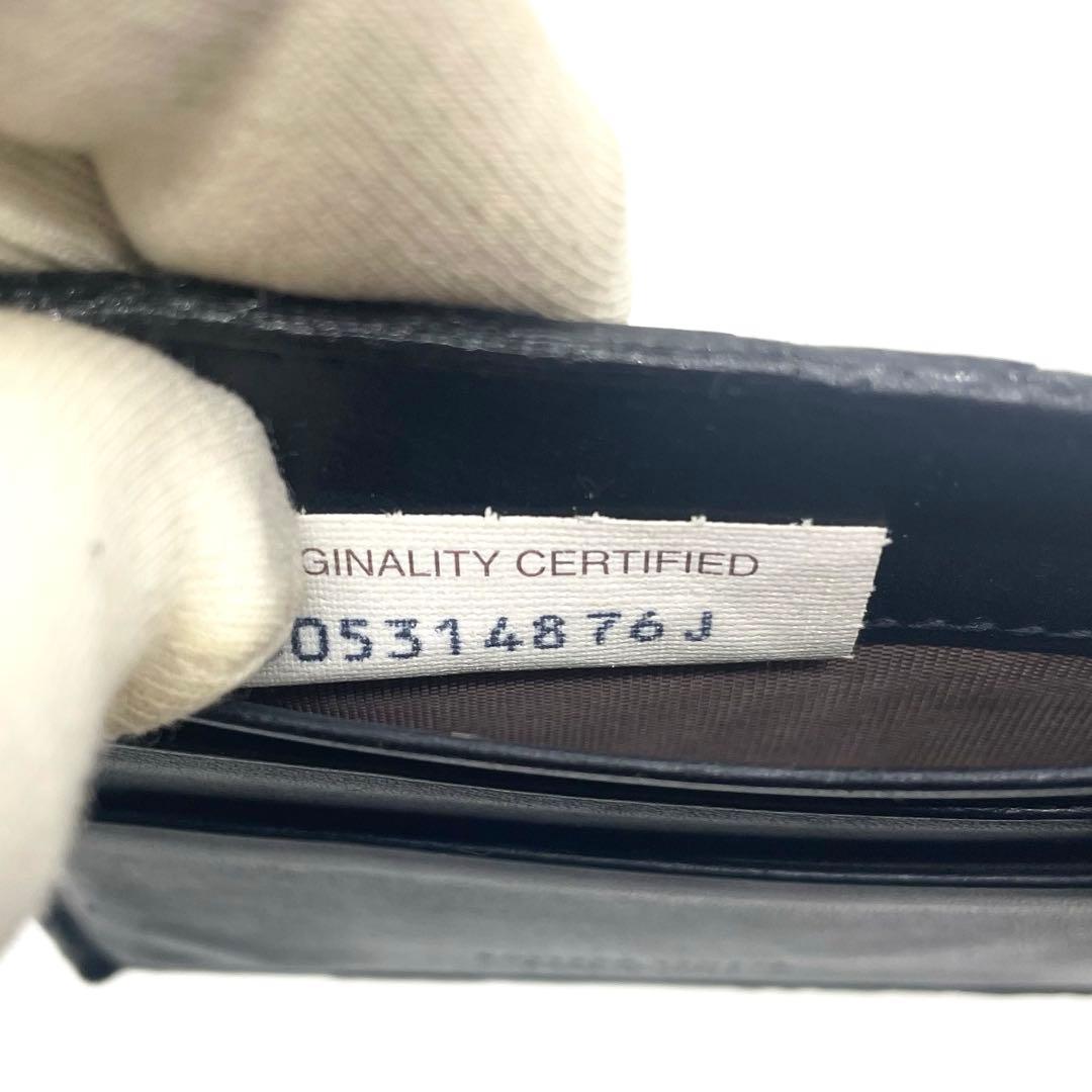 BOTTEGA VENETA 二つ折り財布 マネークリップ ブラック