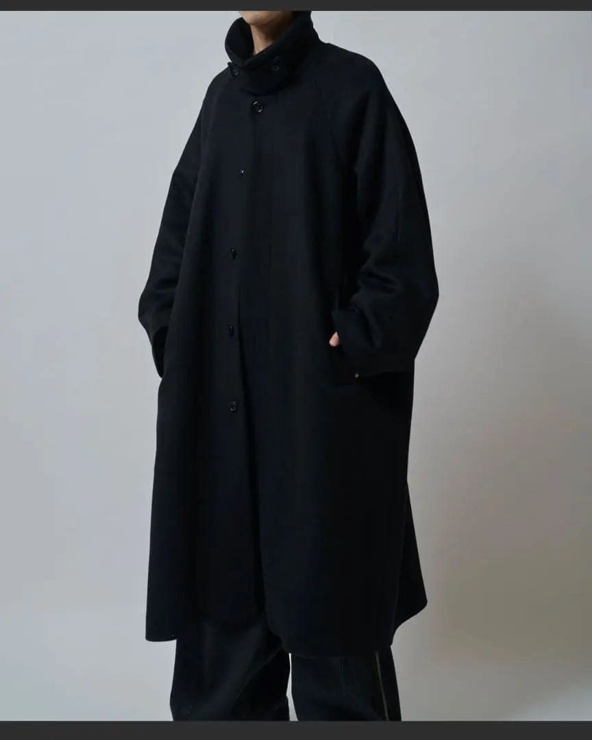 Lui's(ルイス)25AW ビーバーメルトンボリュームロングコート Mサイズ