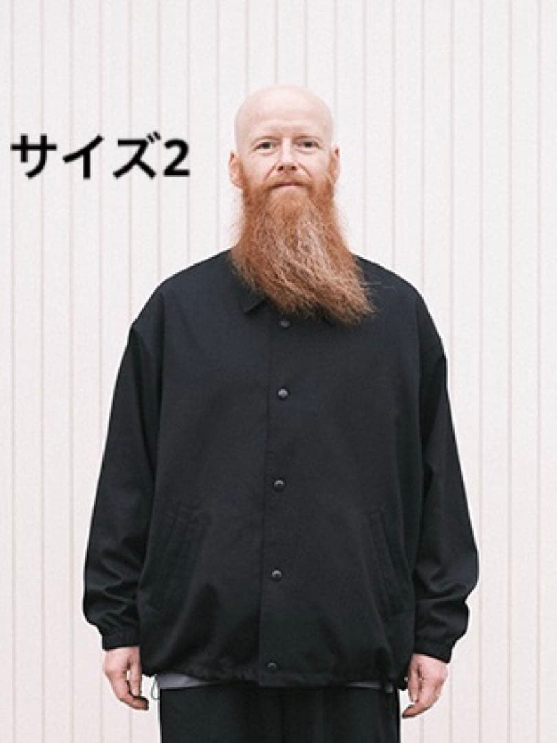 Wide Dad コーチジャケット size2 限定カラー black