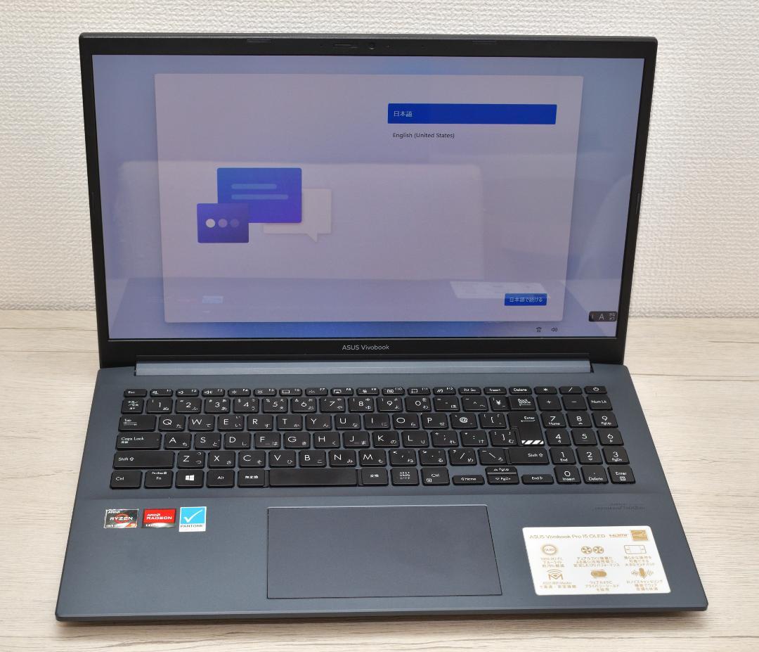 Windowsノート本体 ASUS Vivobook Pro 15 OLED/ WPS Office2