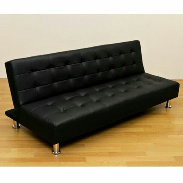 コンパクトソファーベッド  ブラック