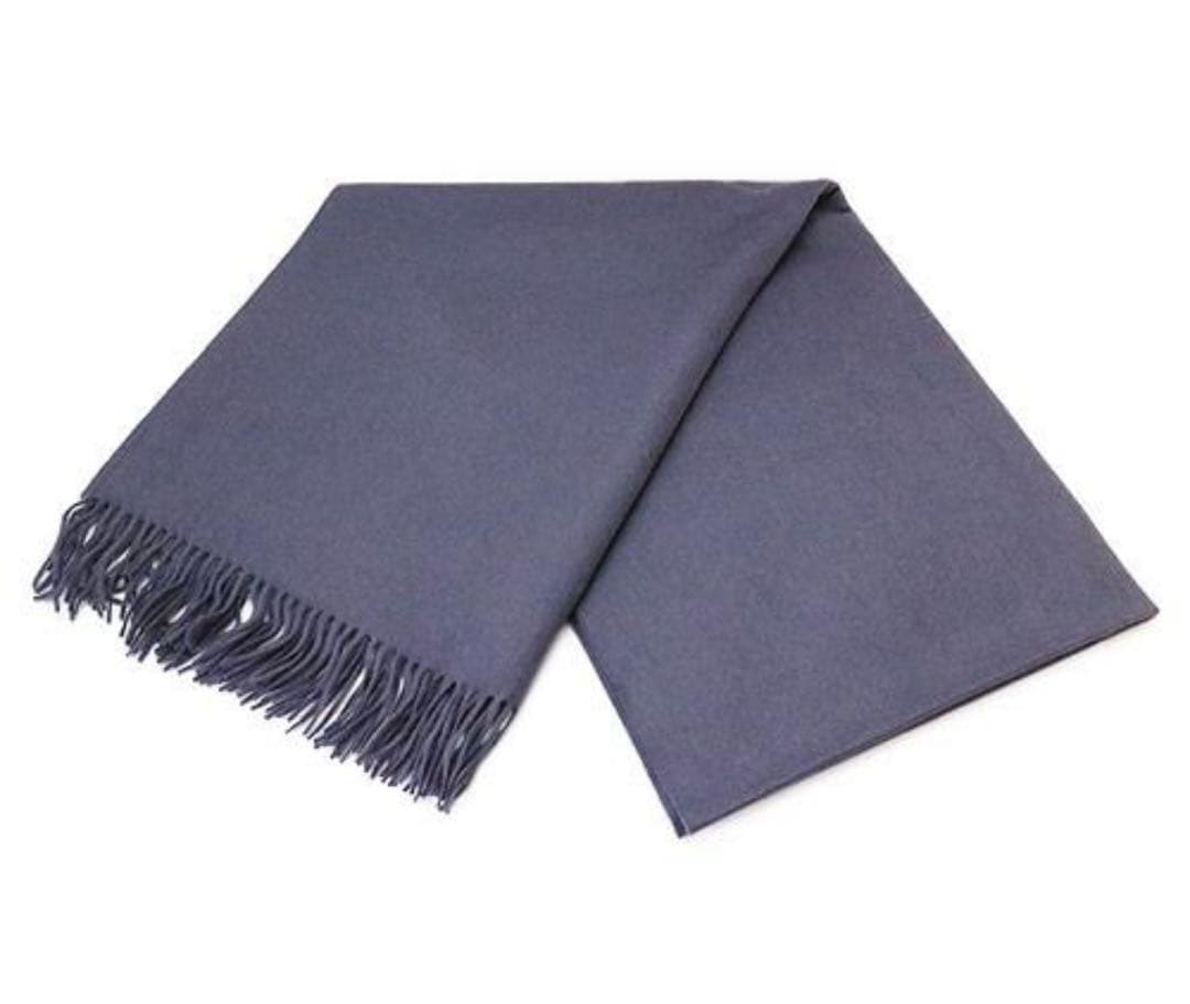 ジョンストンズ　カシミヤ 大判ストール　ナイトシェード