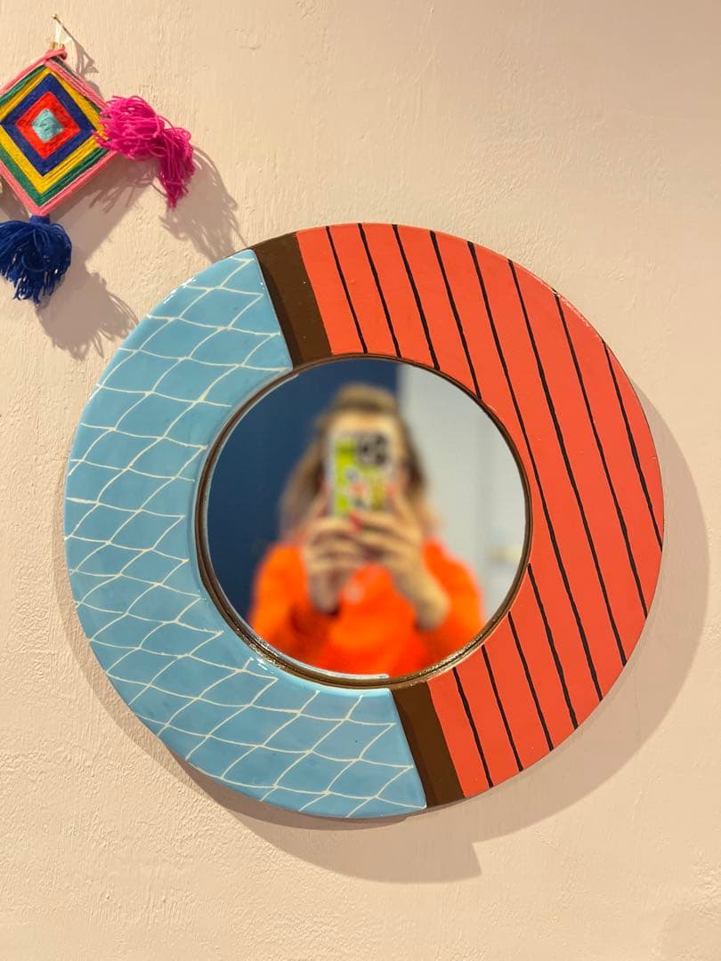 イタリア　ハンドメイド　鏡002