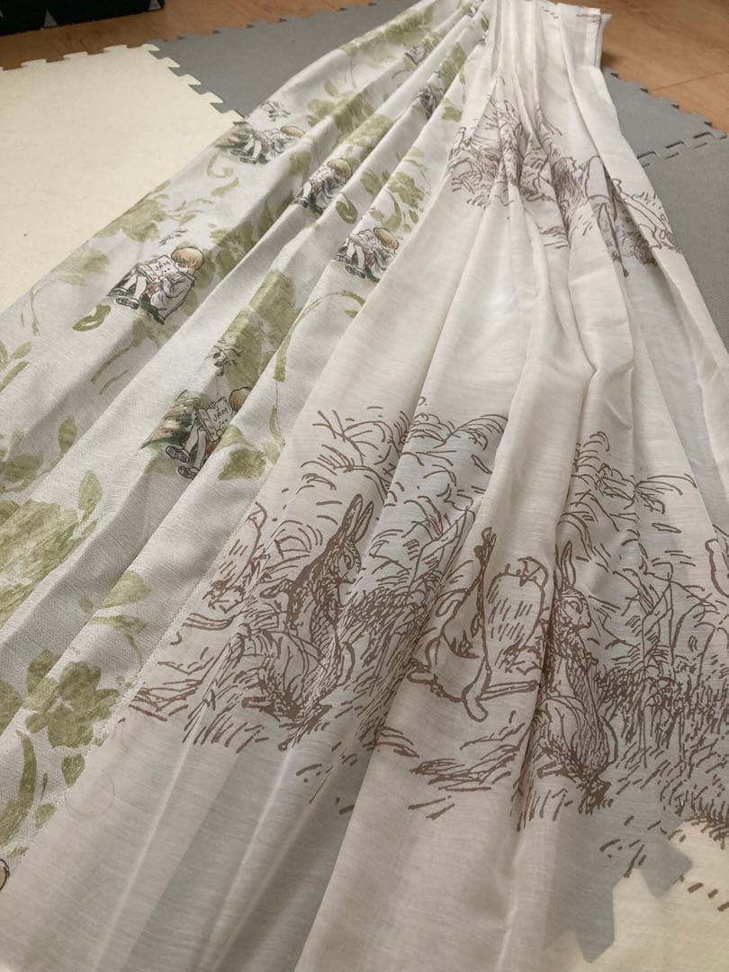 プーさん　ディズニー　カーテン