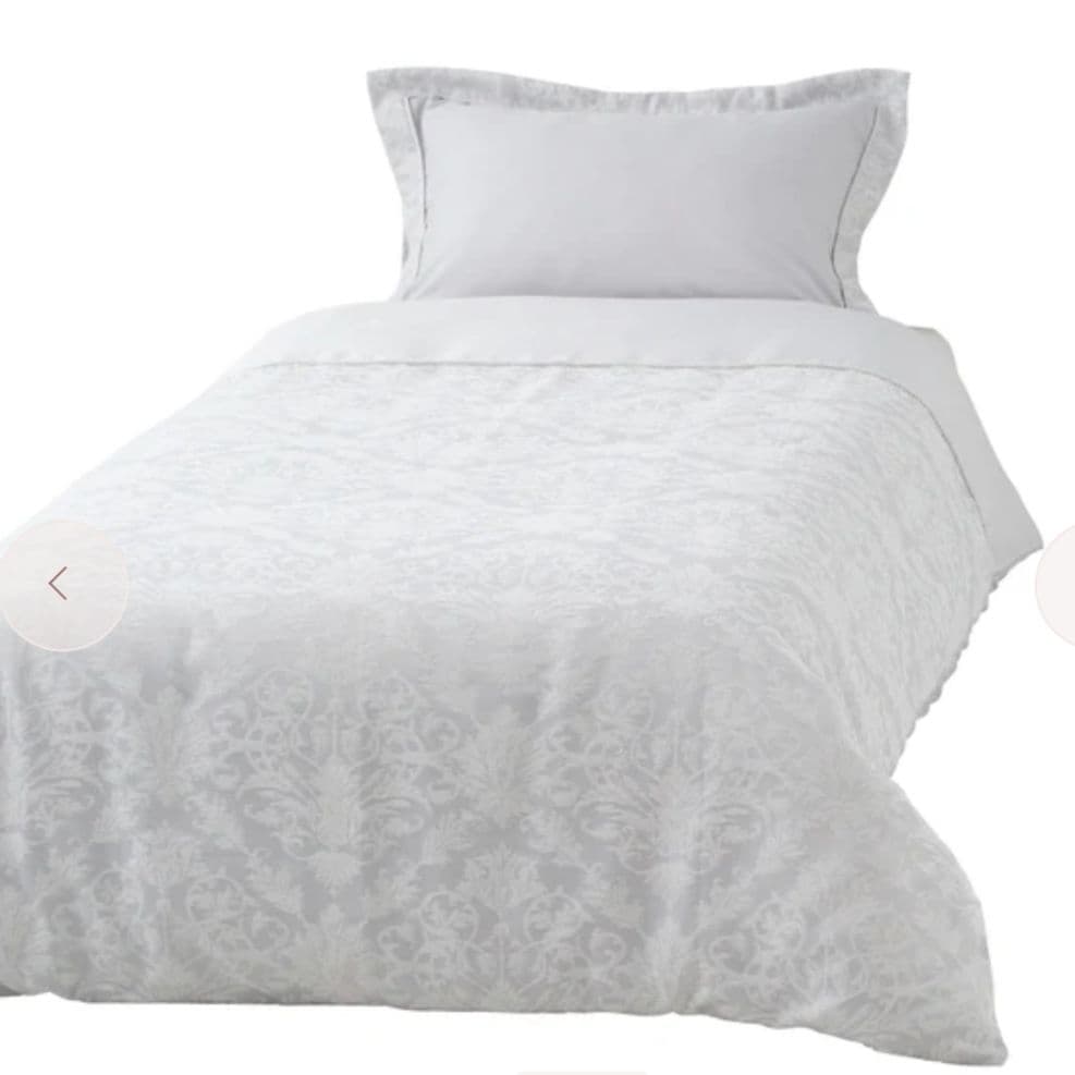 Francfranc 掛け布団カバー ルブレス シングル ライトグレー