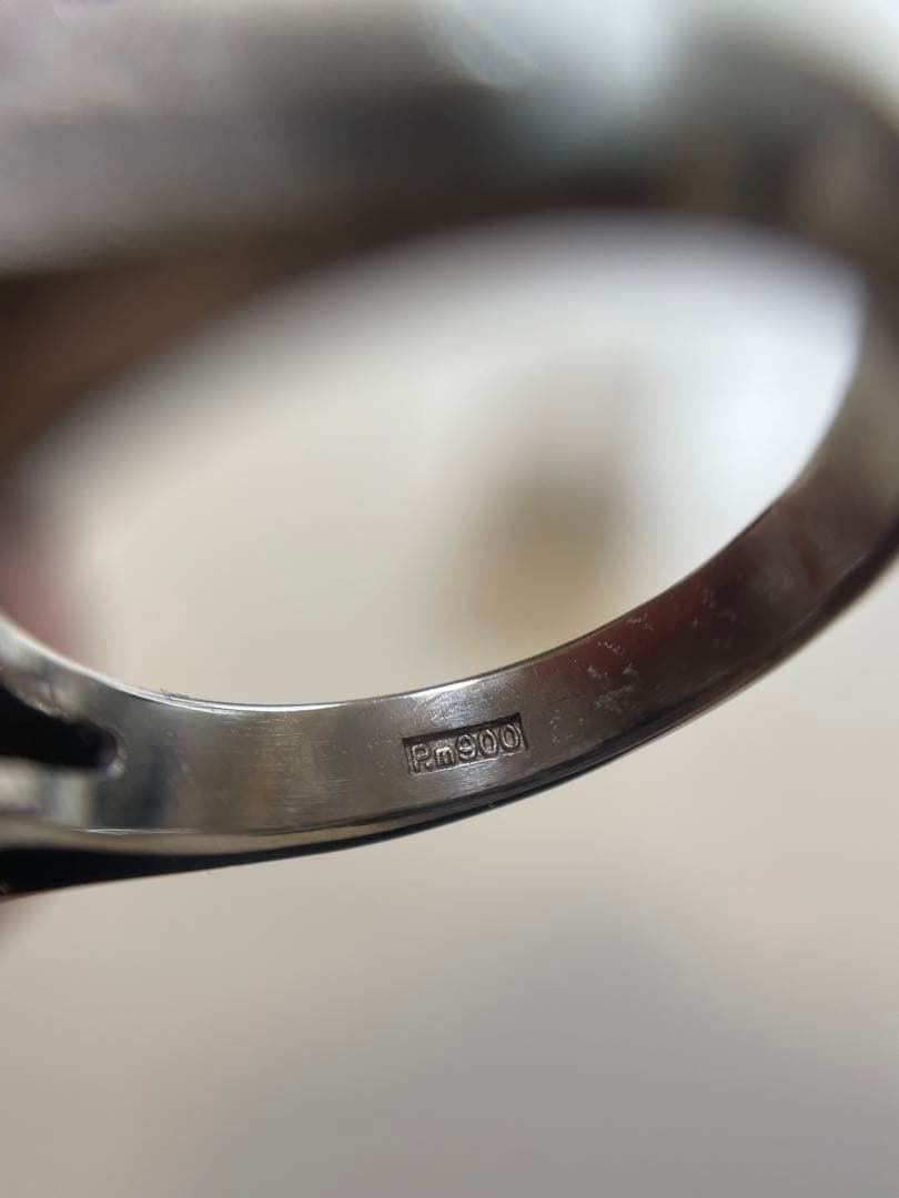 ひすい　ダイヤ　指輪　プラチナ　Pt