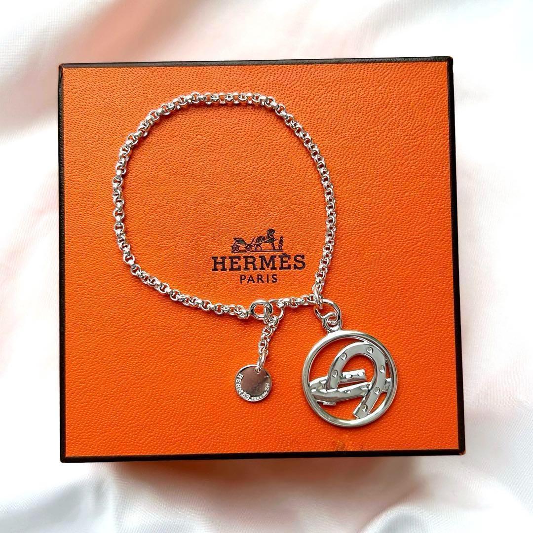 【極希少】HERMES JUMP horseshoe bracelet 925