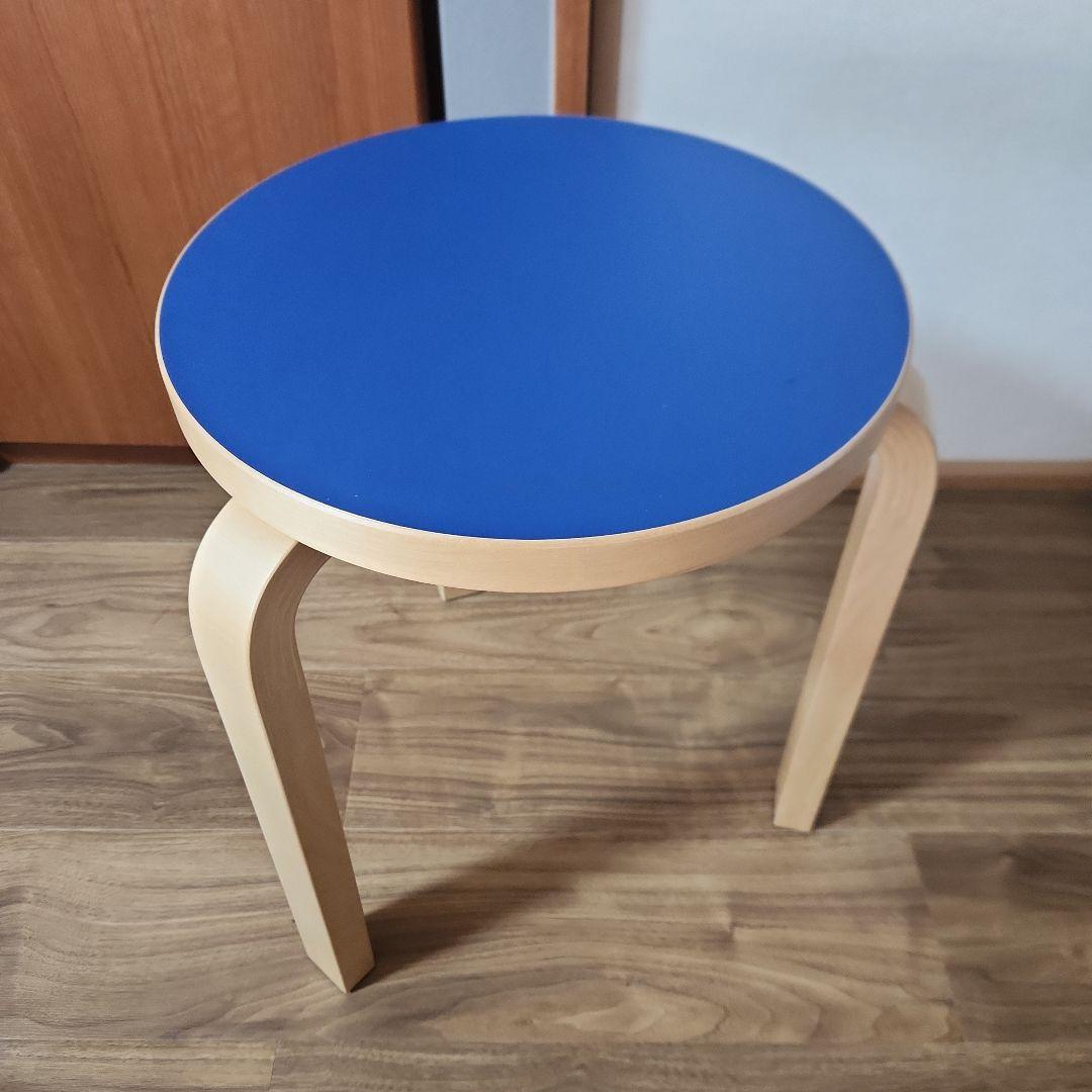artek アルテック　スツール60 3本脚 リノリウム ミッドナイトブルー