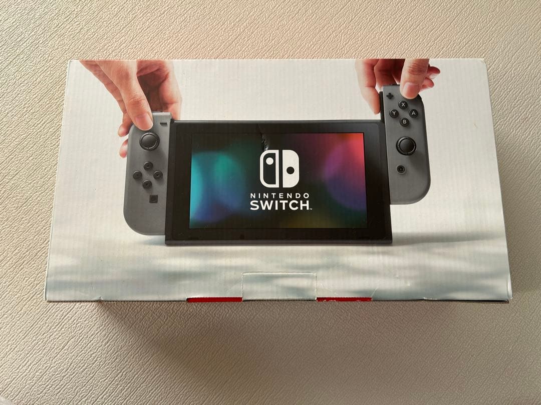 Nintendo Switch グレー 本体　64GBマイクロSD付き
