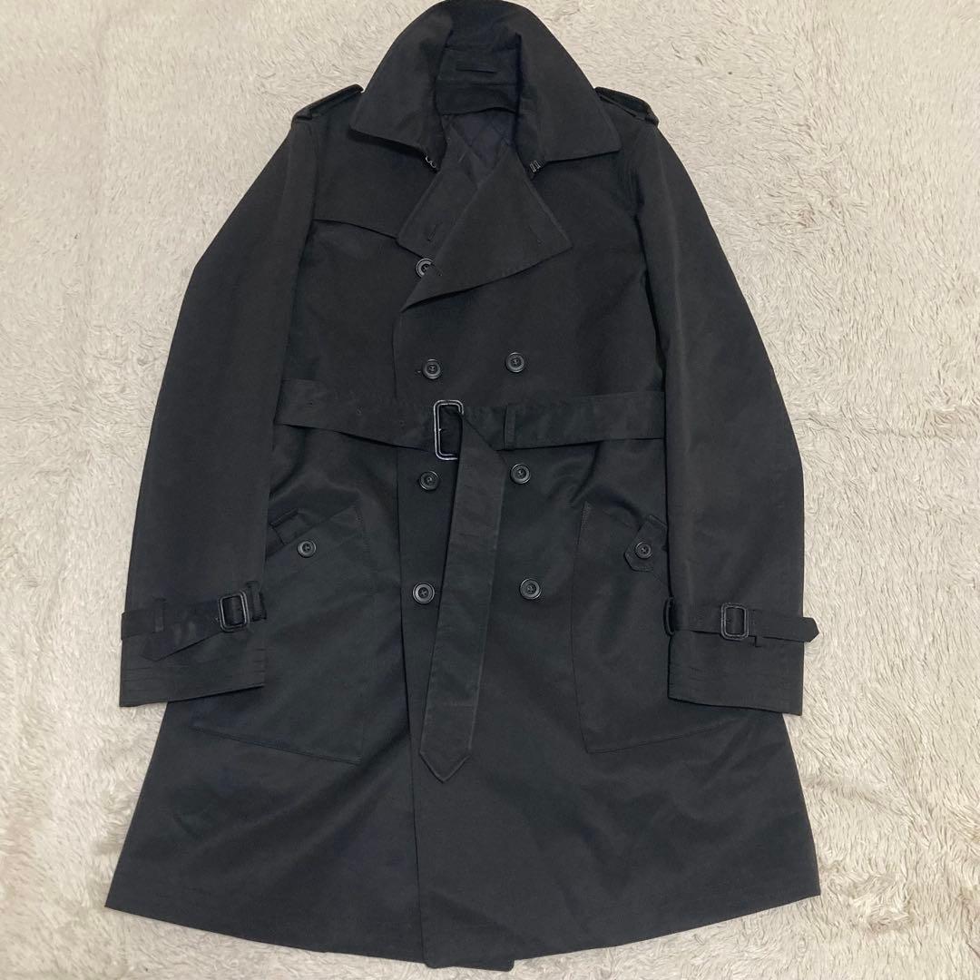 RING JACKET【2WAY】50 XL ブラック ライナー トレンチコート