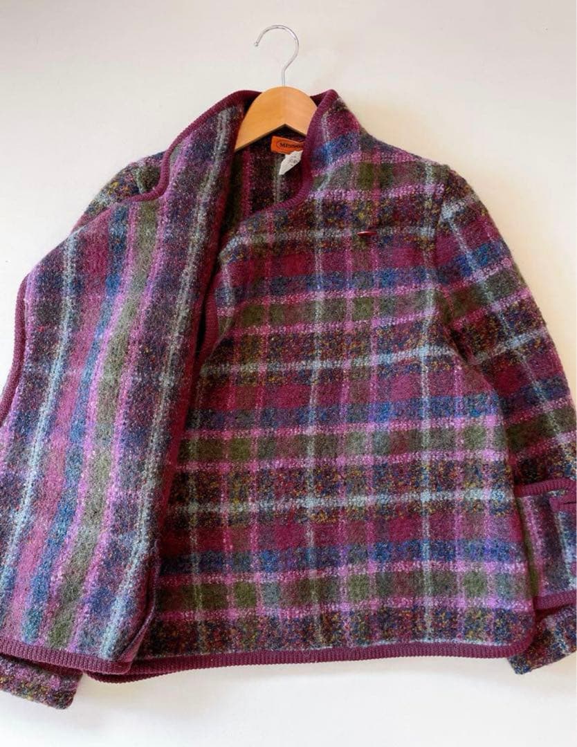 最高級 オレンジタグ ミッソーニ ウールコート アルパカ混 M~L定価28万