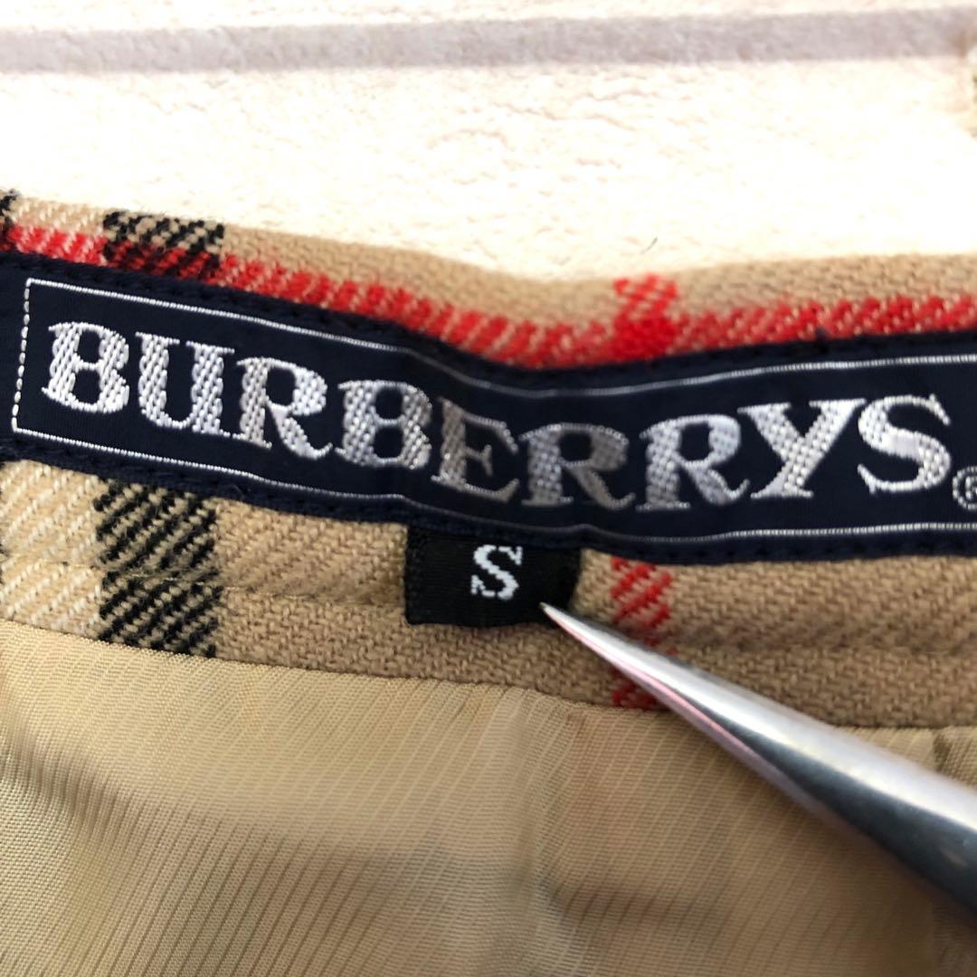 バーバリー Burberry’s ノバチェック プリーツ ウール スカート 総柄