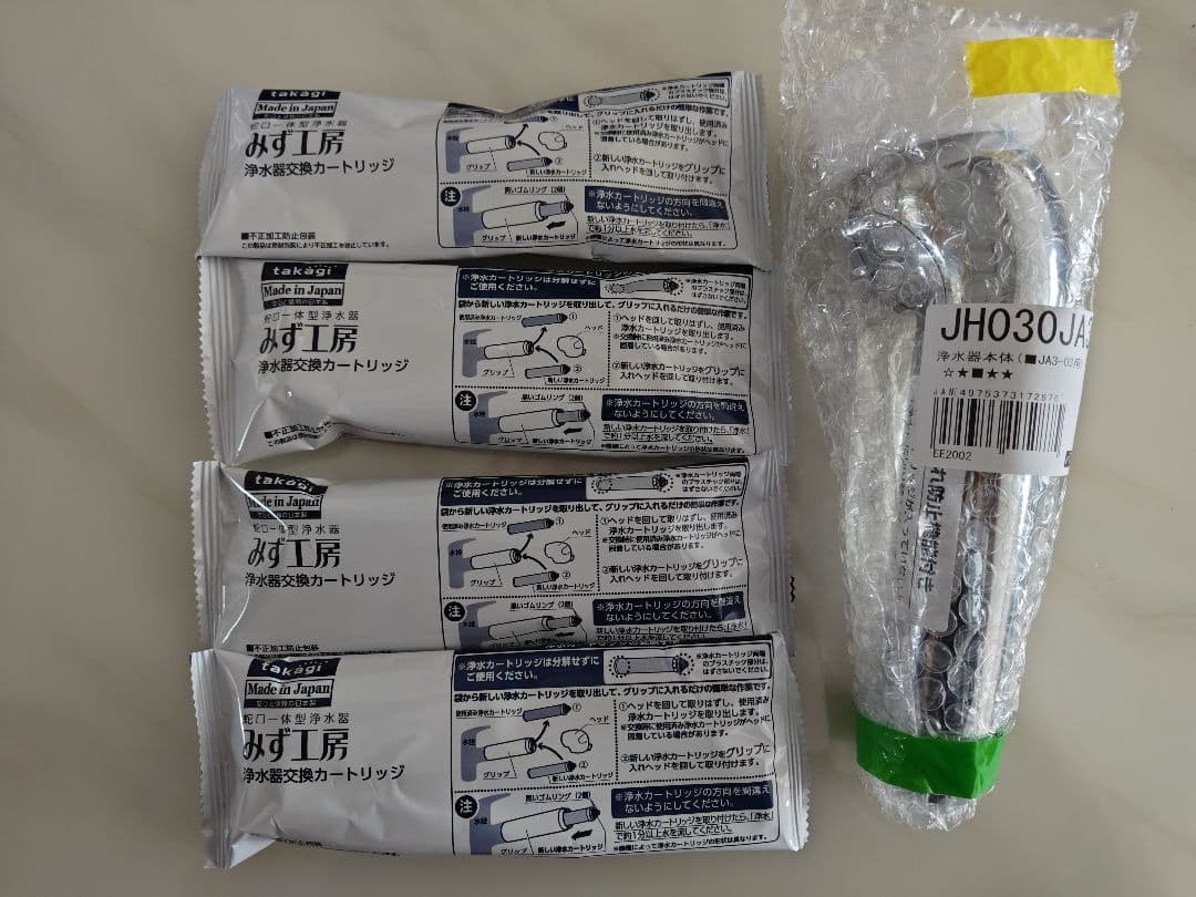 新品未使用 タカギ 蛇口用浄水器 カートリッジ JC0036ST 4個セット