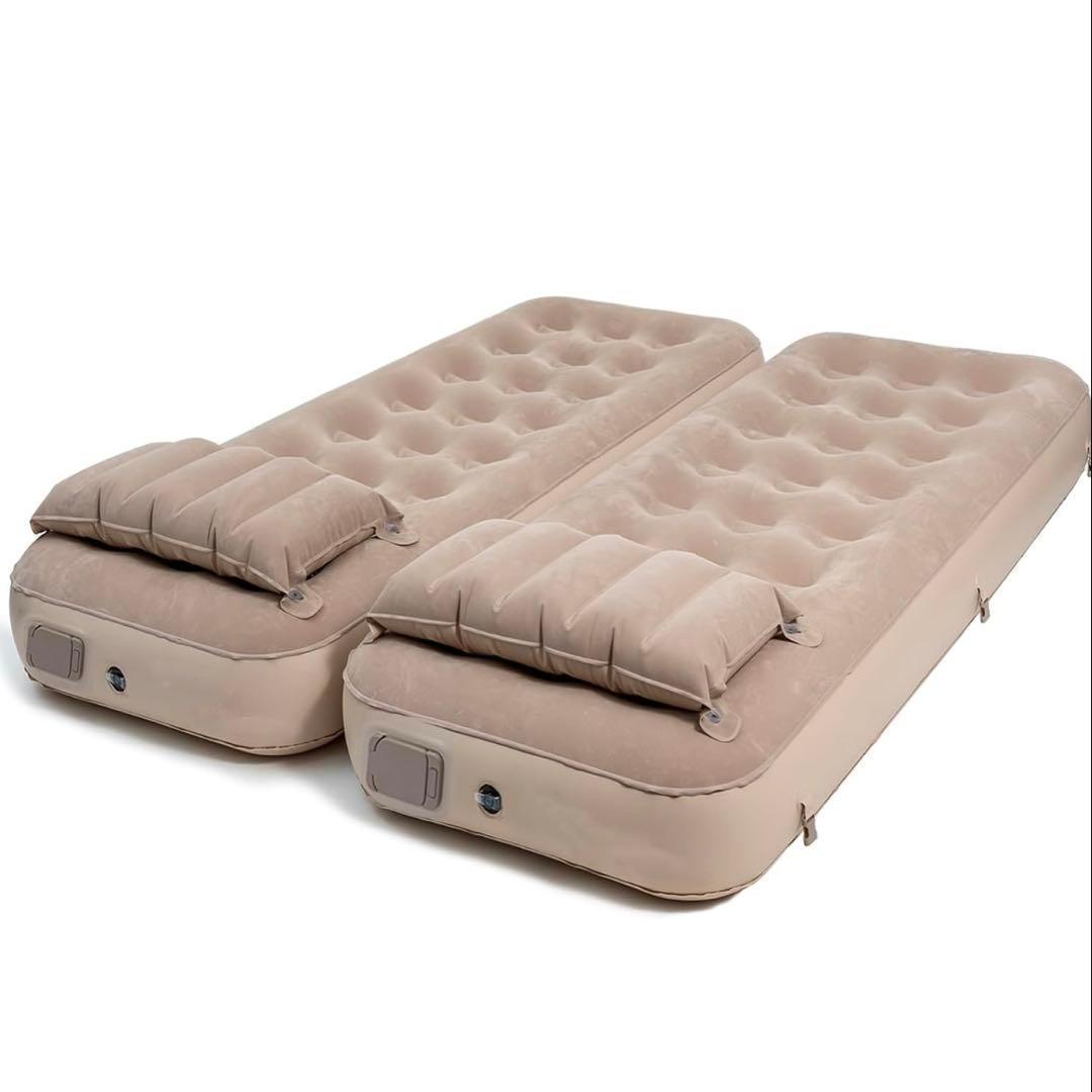 新製品❣エアーベッド 電動ポンプ内蔵 キャンプ 防災 避難用 来客用 1411