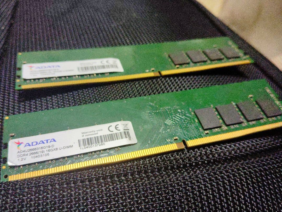 ADATA DDR4 16GB×2枚 32GBセット　ジャンク