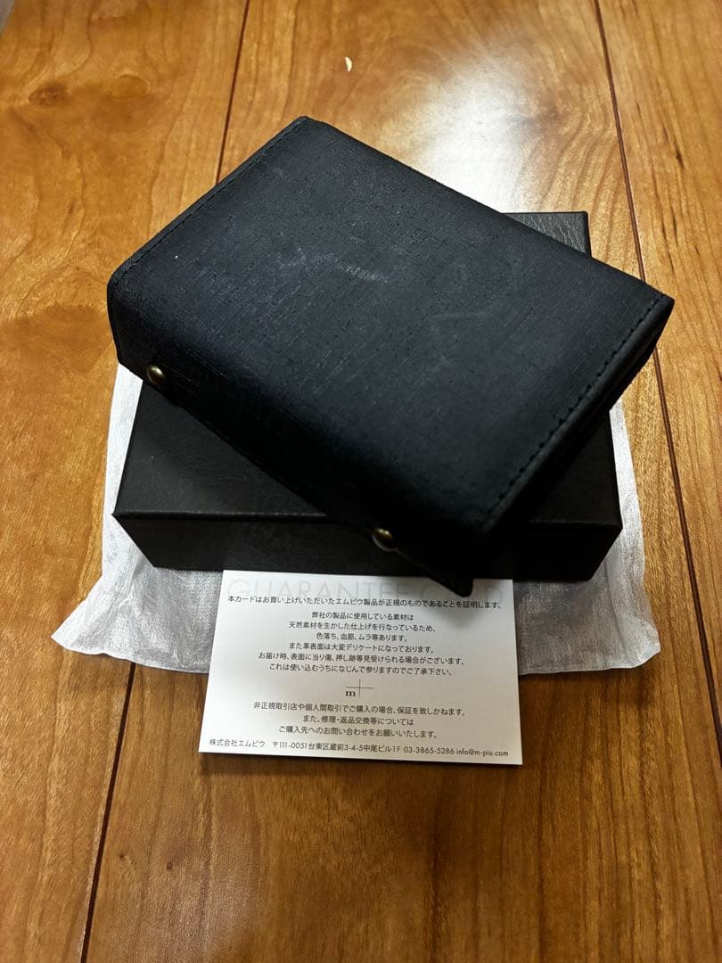 新品未使用 エムピウ m+ ミッレフォッリエⅡ P25 クアドレッティ ブラック