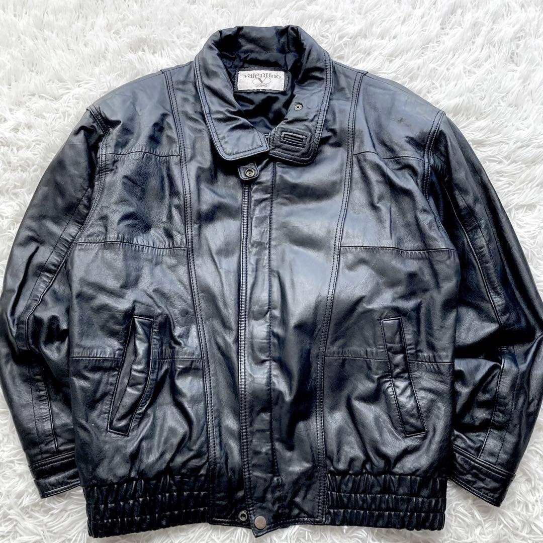 ジャケット・アウター 80sarchive valentino leather bomber jkt