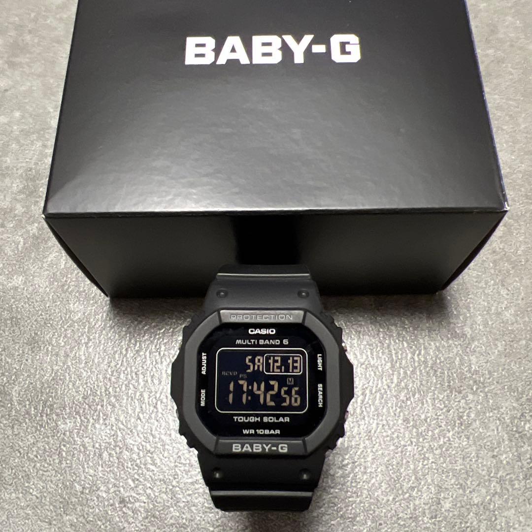 CASIO BABY-G BGD-5650 電波ソーラー オールブラック