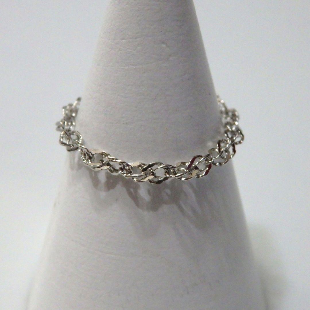 花の慶次 プラチナリング スクリューチェーン　チェーンリング　2.4㎜幅