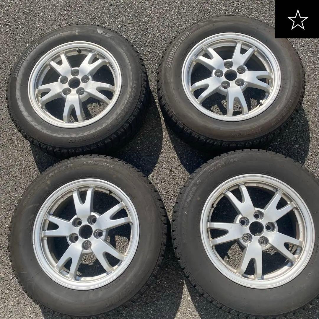 プリウス純正ホイールスタッドレスタイヤ4本セット 195/65R15