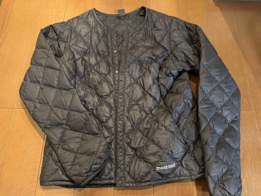 【美品】お値下げ　mont-bell 黒 スペリオダウンジャケット M