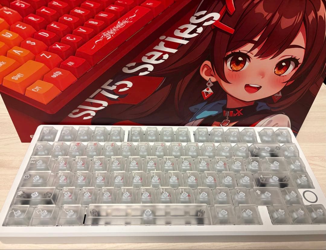 キーボード Everglide SU75 Pro White