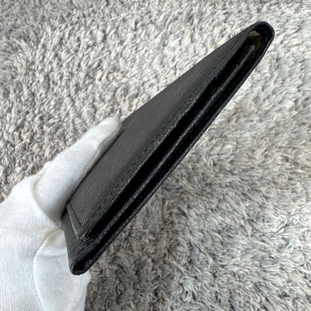 BURBERRY バーバリー 長財布 レザー ブラック 内ノバチェック