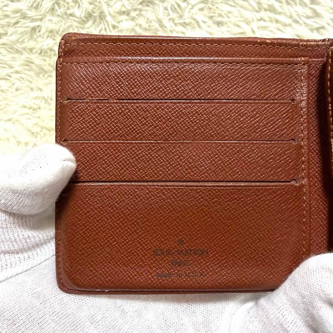 ルイヴィトン モノグラム 折り財布 ポルトフォイユマルコ M61675