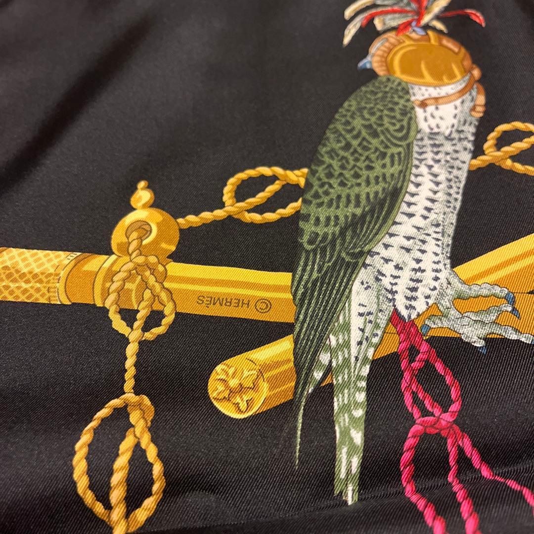 HERMES カレ 90LES OISEAUX DU ROY 王の鳥たち