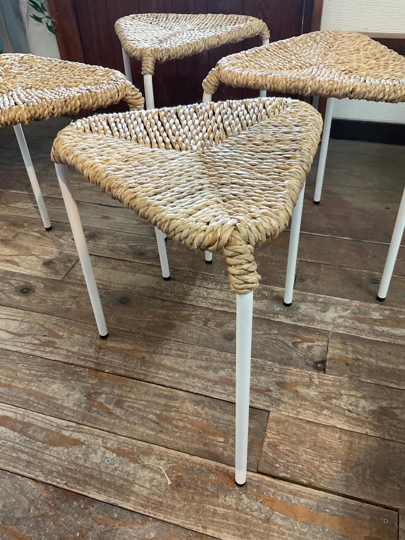 IKEA　JUTEBODA ジュートボーダ　スツール　4脚セット