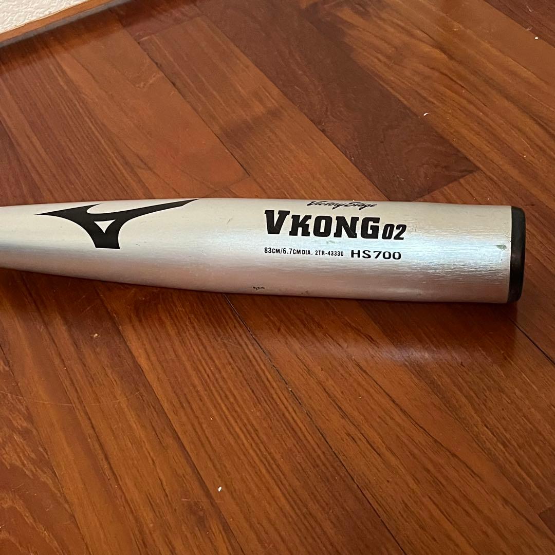 MIZUNO　ミズノ　野球　一般軟式バット　金属製　Vコング02　83cm