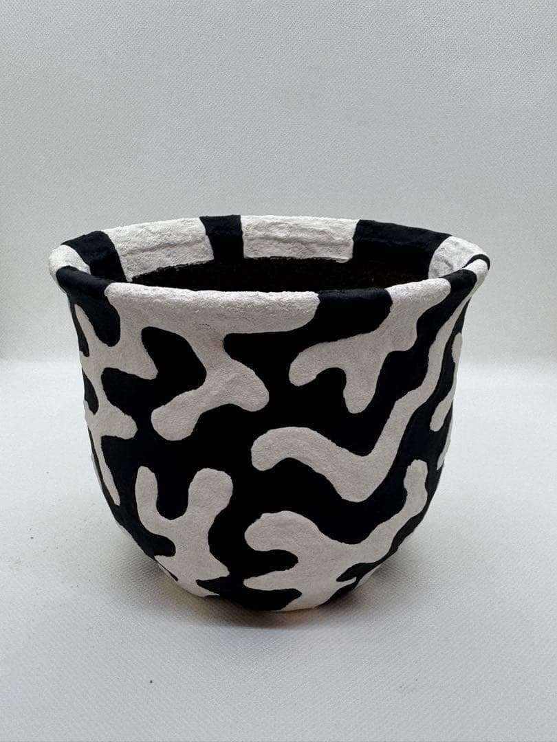 【新品】ウェーブ迷彩鉢 left botanical レフトボタニカル Mサイズ