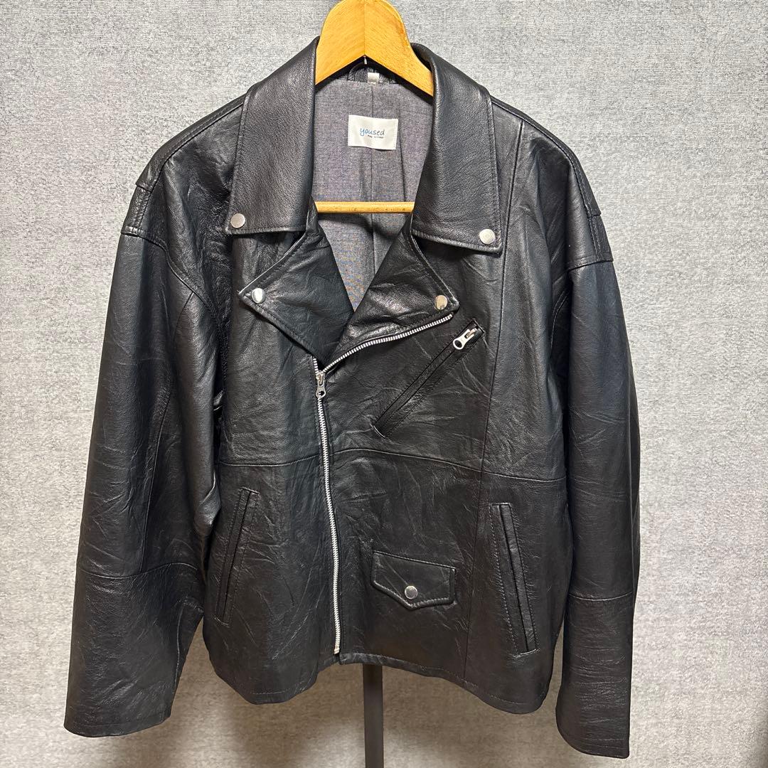 yoused ライダースジャケット　リメイク