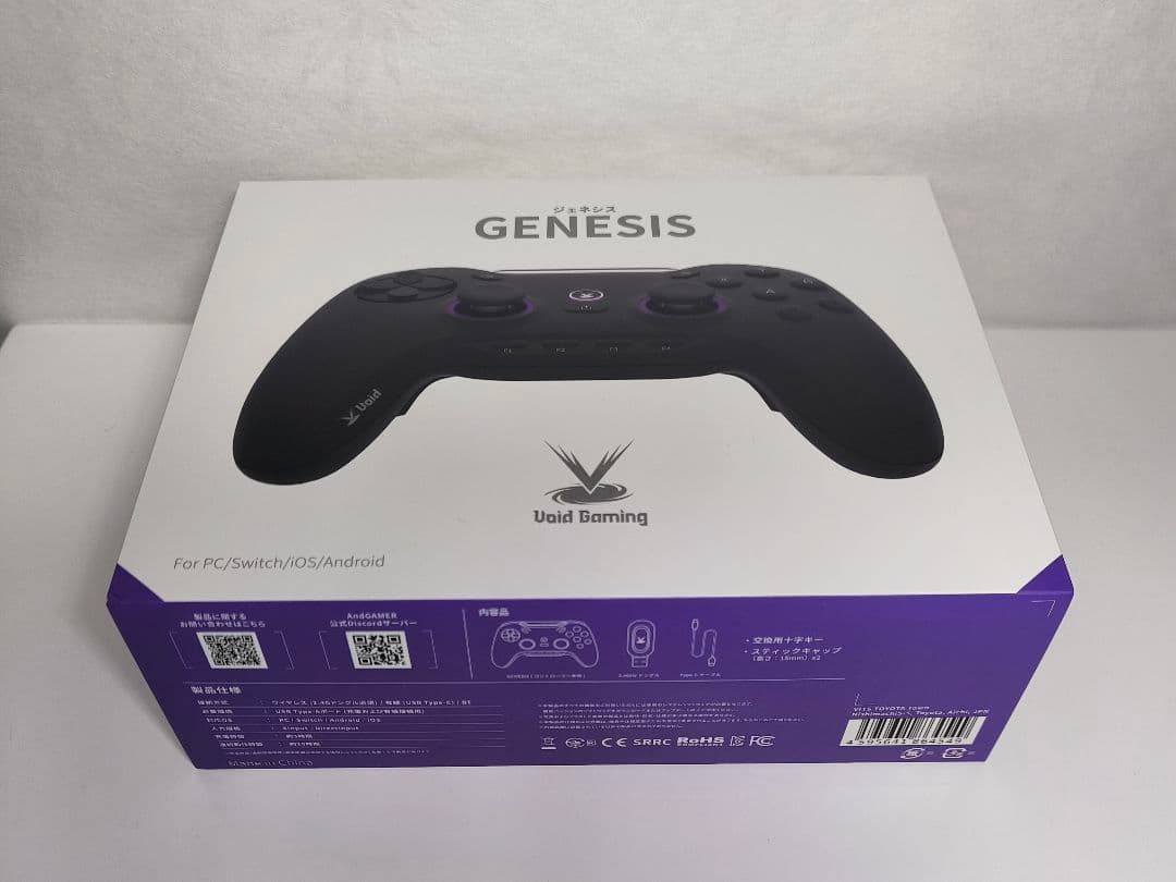 void genesis ゲームコントローラー