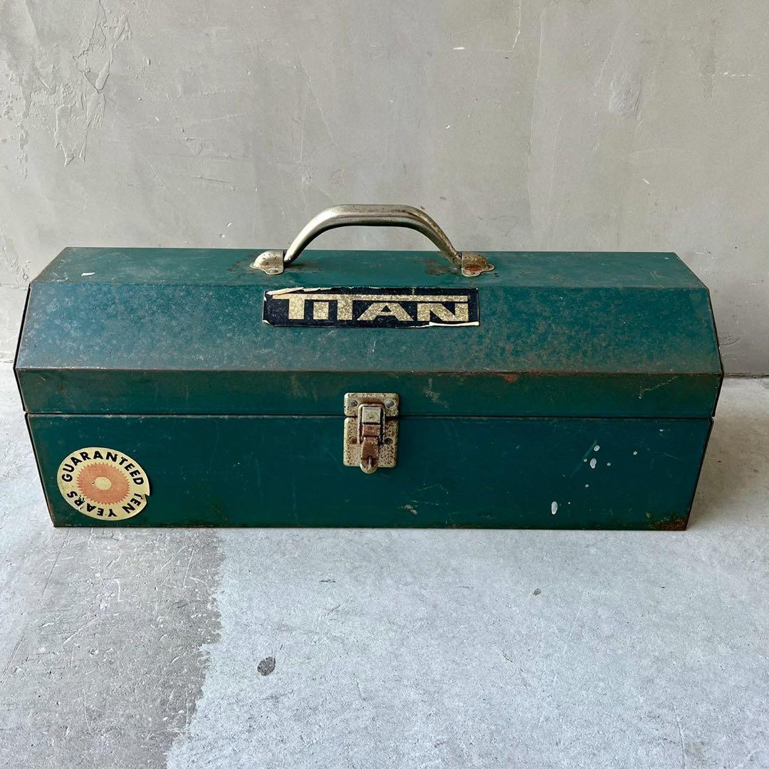 【USA vintage】70年代　工具箱　ツールボックス　アメリカ　ビンテージ