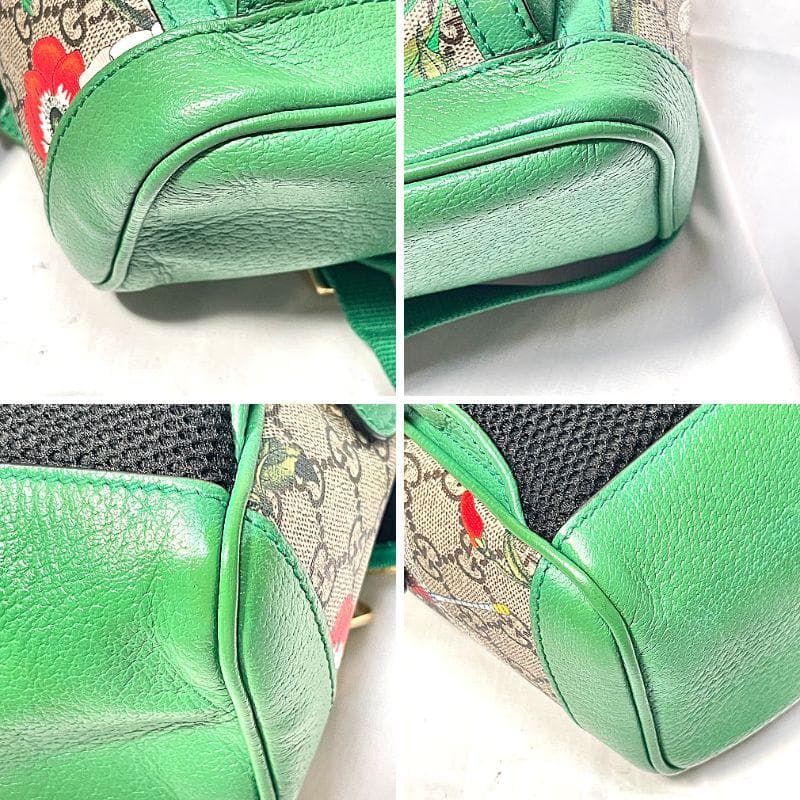 GUCCI グッチ オフィディア GGスプリーム フローラ リュック グリーン
