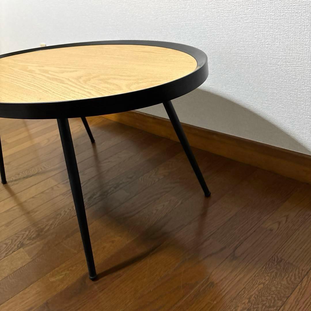 【良品】リビングテーブル センターテーブル 楕円