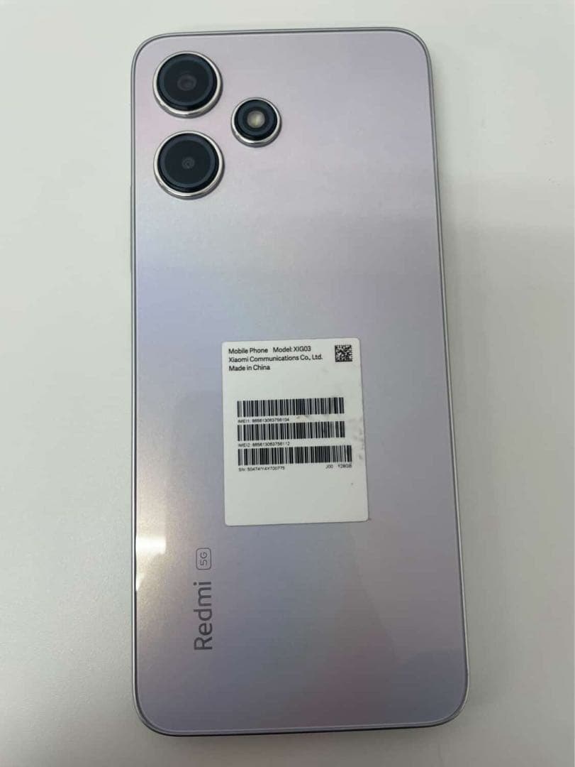 Redmi 12 5G 本体のみSiMフリー