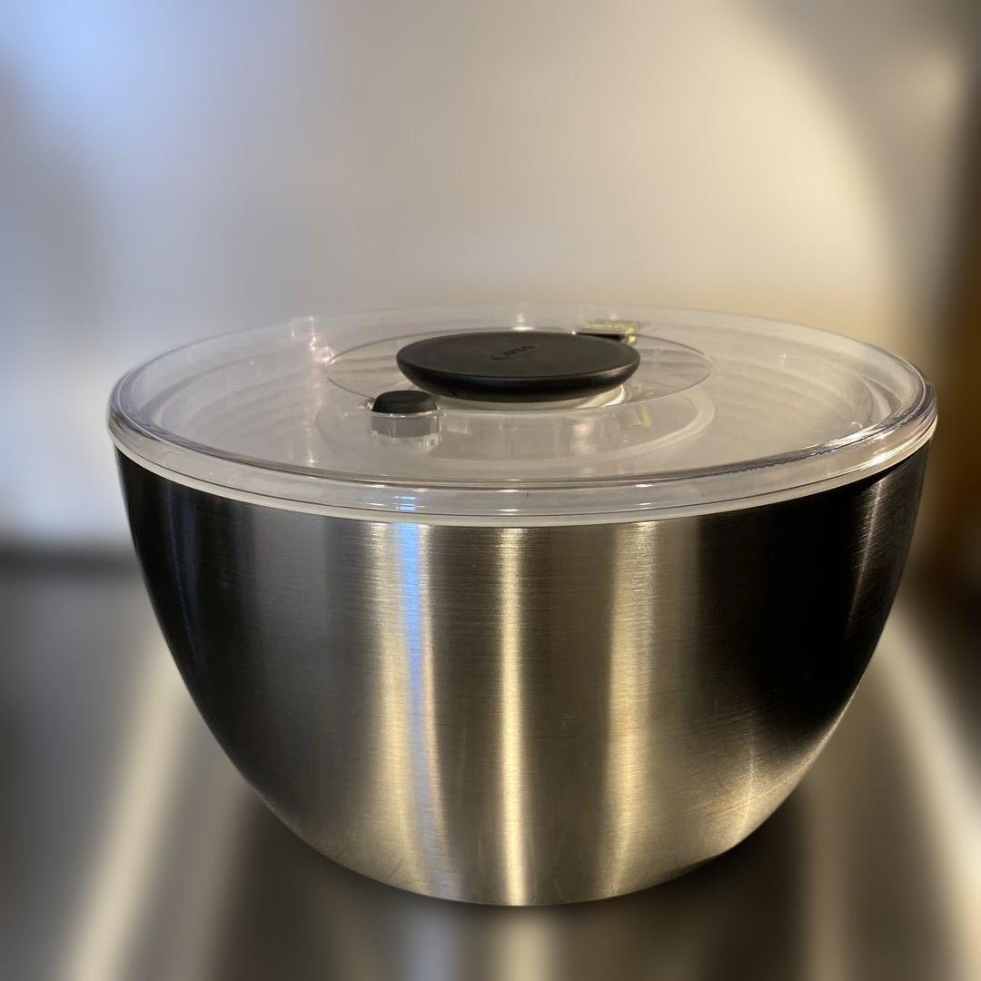 【箱あり】oxo オクソー / STAINLESS SALAD SPINNER