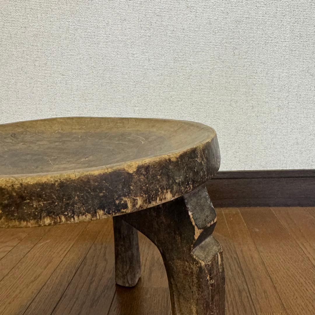 タンザニア へへ族 スツール 木製 アフリカ 民藝 古道具 ビンテージ 骨董