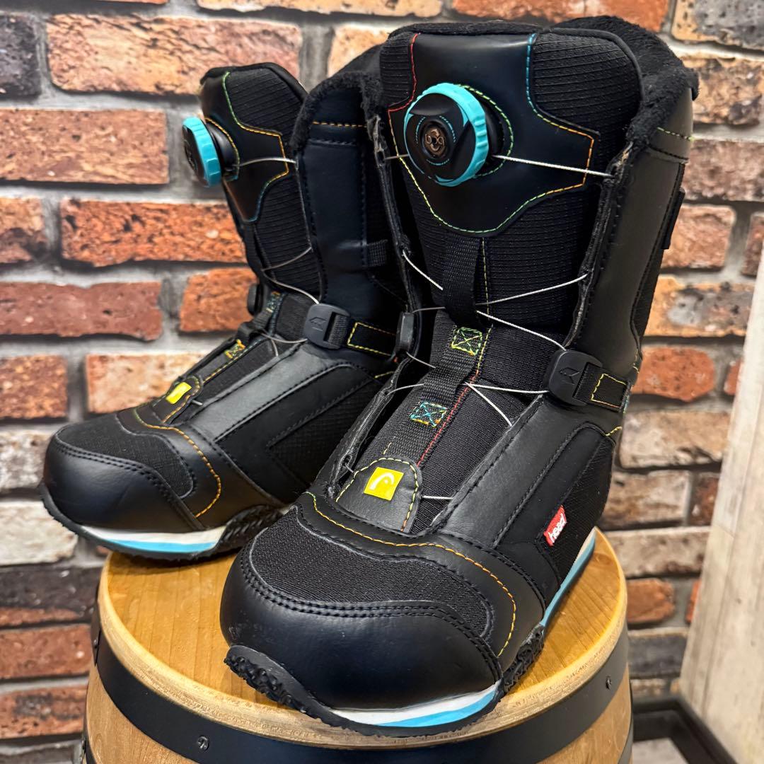 【美品】HEAD JR BOA スノーボードブーツ 22.5-23.5