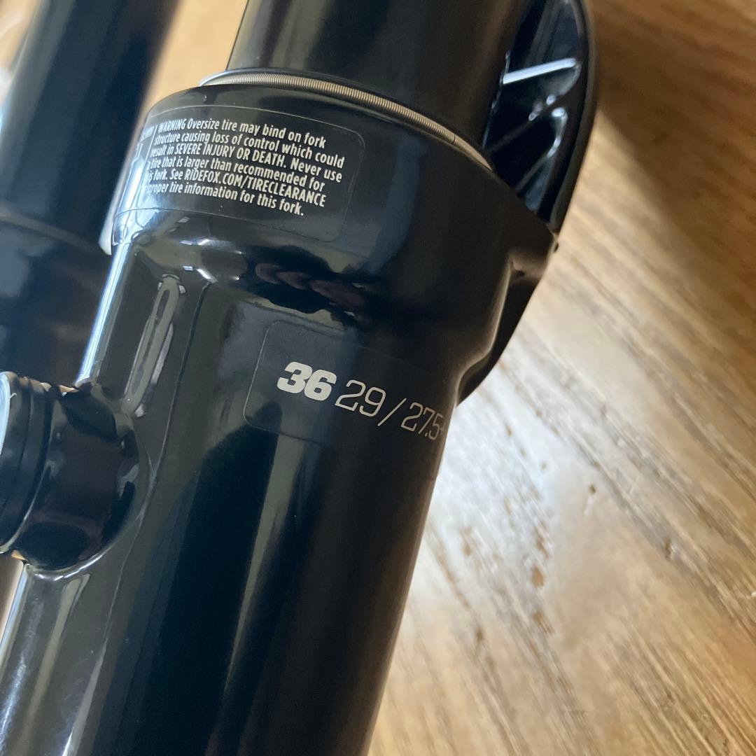 FOX FLOAT 36 Rhythm 160サスペンションフォーク　2025年
